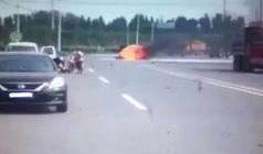 广东车祸最新爆料视频,惊心动魄现场直击，多车连环相撞惨状披露